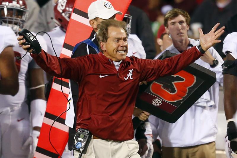 nick saban alabama