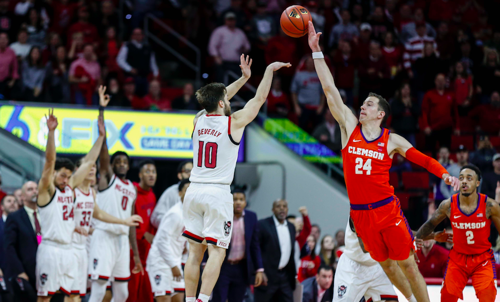 buzzer beater NC State vs Clemson