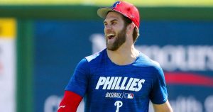 Harper in the Phillies preseason