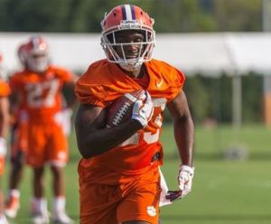 Clemson RB scores covering TD