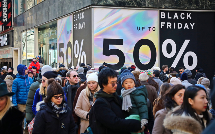 Black Friday total sales numbers over under