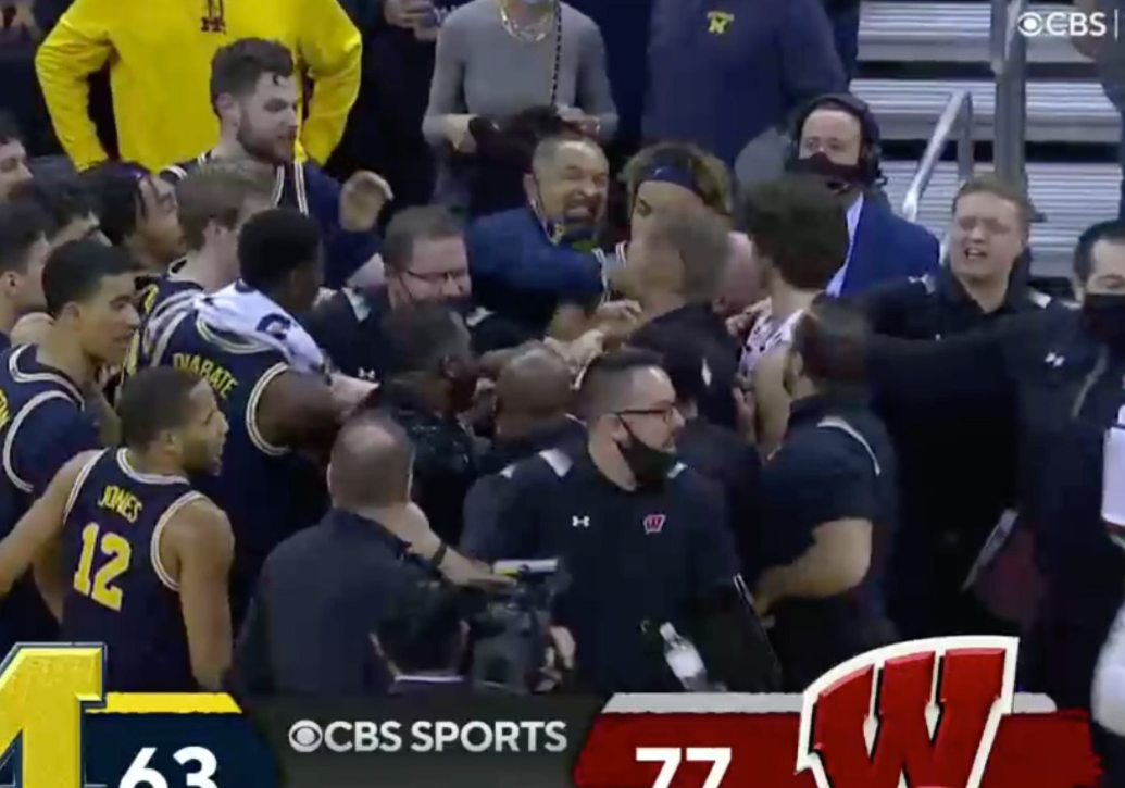 Michigan Coach Juwan Howard Suspended for Throwing Punch