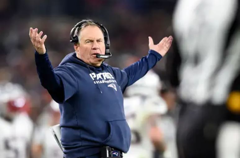 Angry Belichick is near the bottom of the coach of the year odds