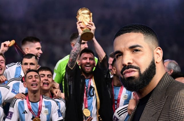 Why did Drake lose the Argentina world cup bet?