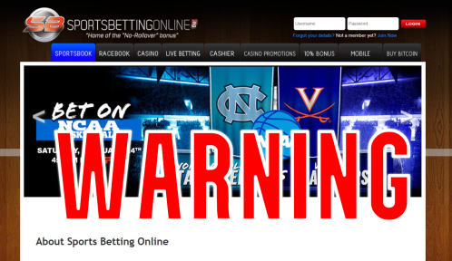 Sportsbettingonline scam warning