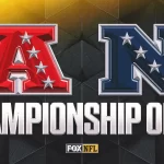 nfc championship game line and afc as well