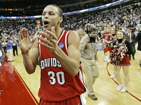 Steph Curry in college