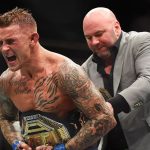 Dustin Poirier and Dana White