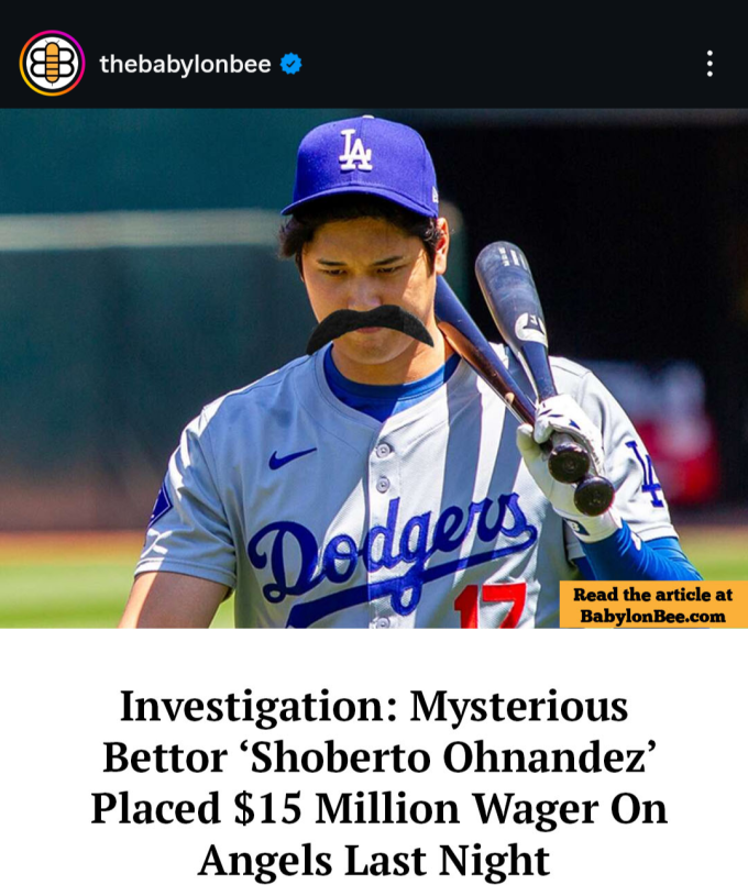 Ohtani Gambling Meme
