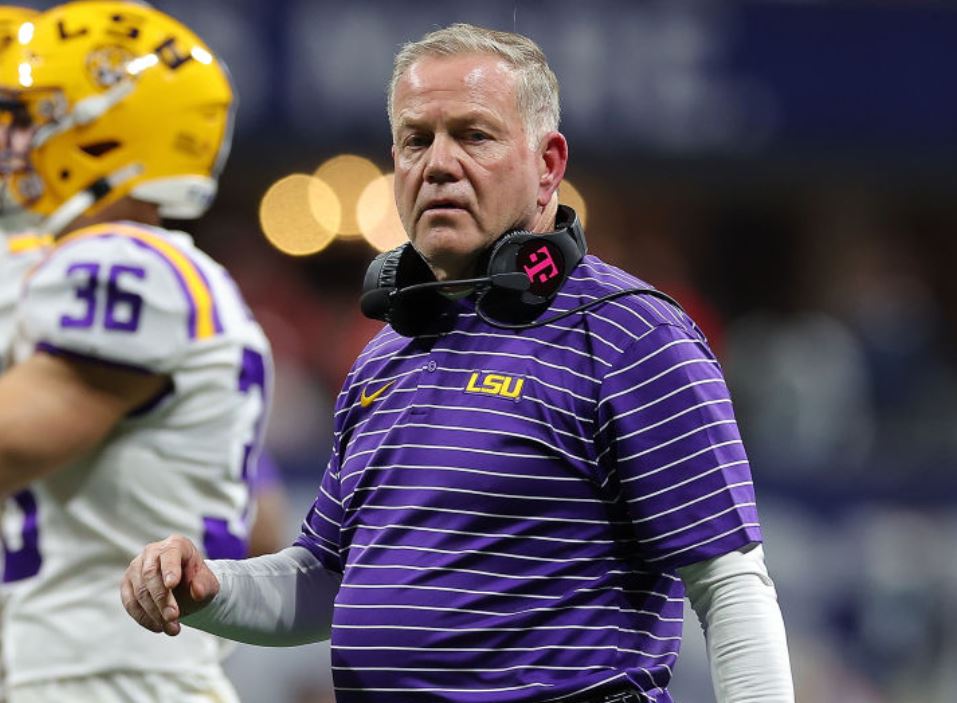 HC Brian Kelly from LSU