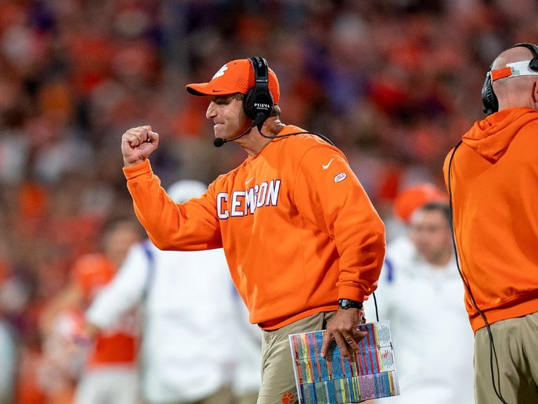 clemson head coach dabo sweeney