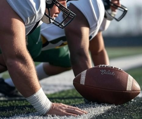 When is the offensive line truly set?