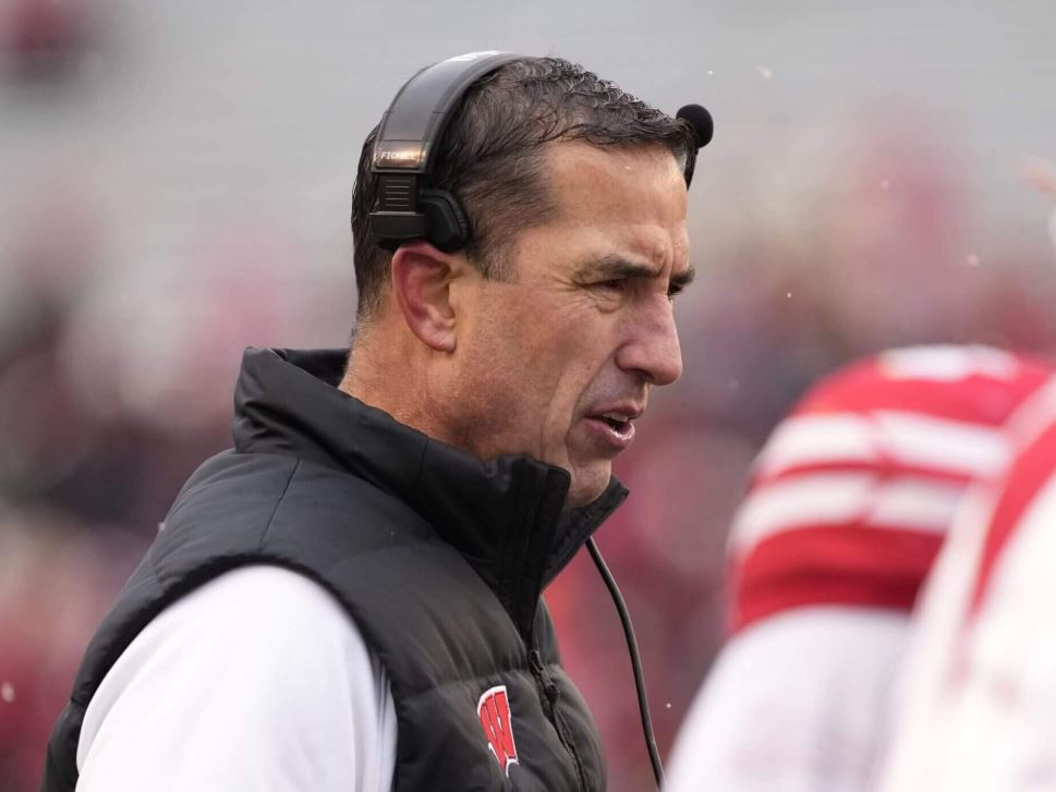 Luke Fickell Wisconsin is favored to be fired first this week