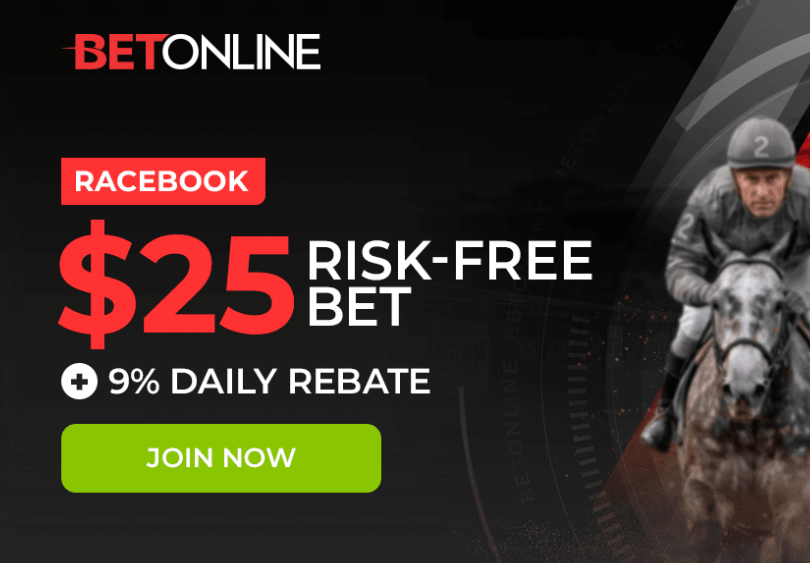 racebook offer - $25 rebate